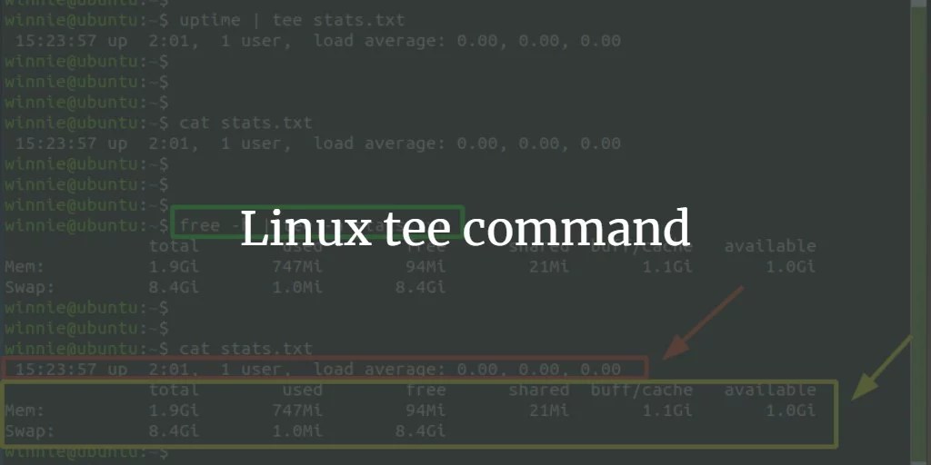 Linux tee command explained (with examples) VITUX