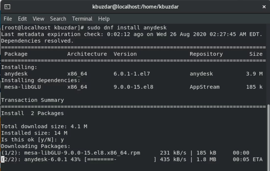 How to Install AnyDesk on Rocky Linux VITUX