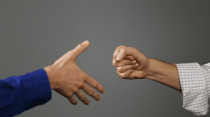 The fist bump VIVA! Communications