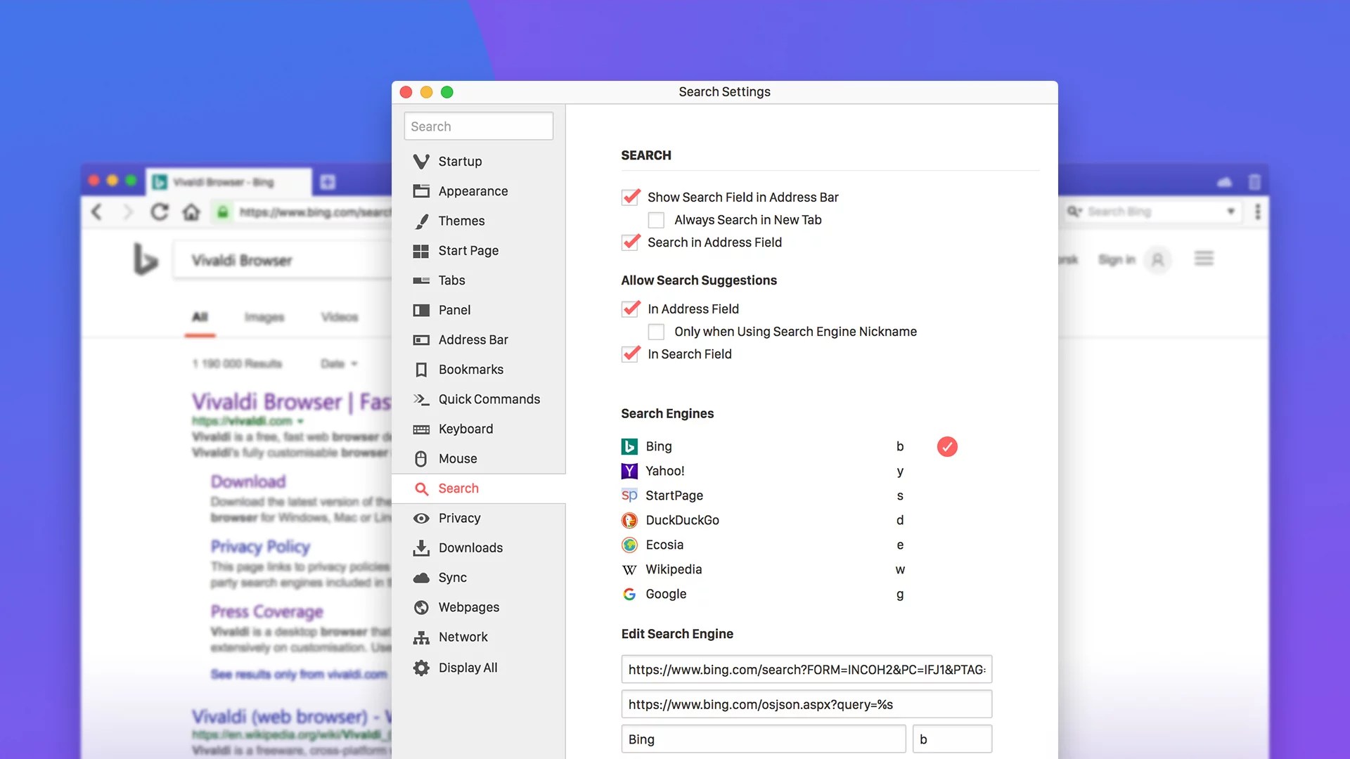 Get the most out of searches in Vivaldi Vivaldi Browser