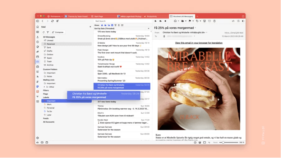 Vivaldi 6.0 Organize tabs with the new Workspaces and personalize your