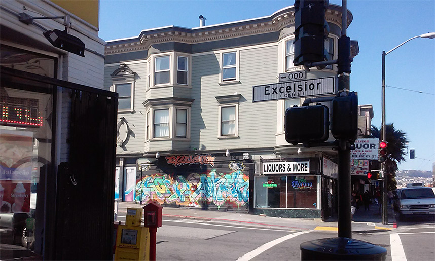 to the Excelsior District of San Francisco Bad Blogger
