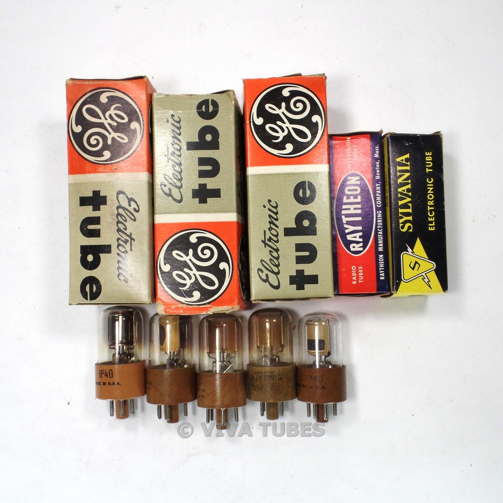 Lot of 10 Untested, Vintage Loose/Boxed Vacuum Tubes Type IP40 eBay
