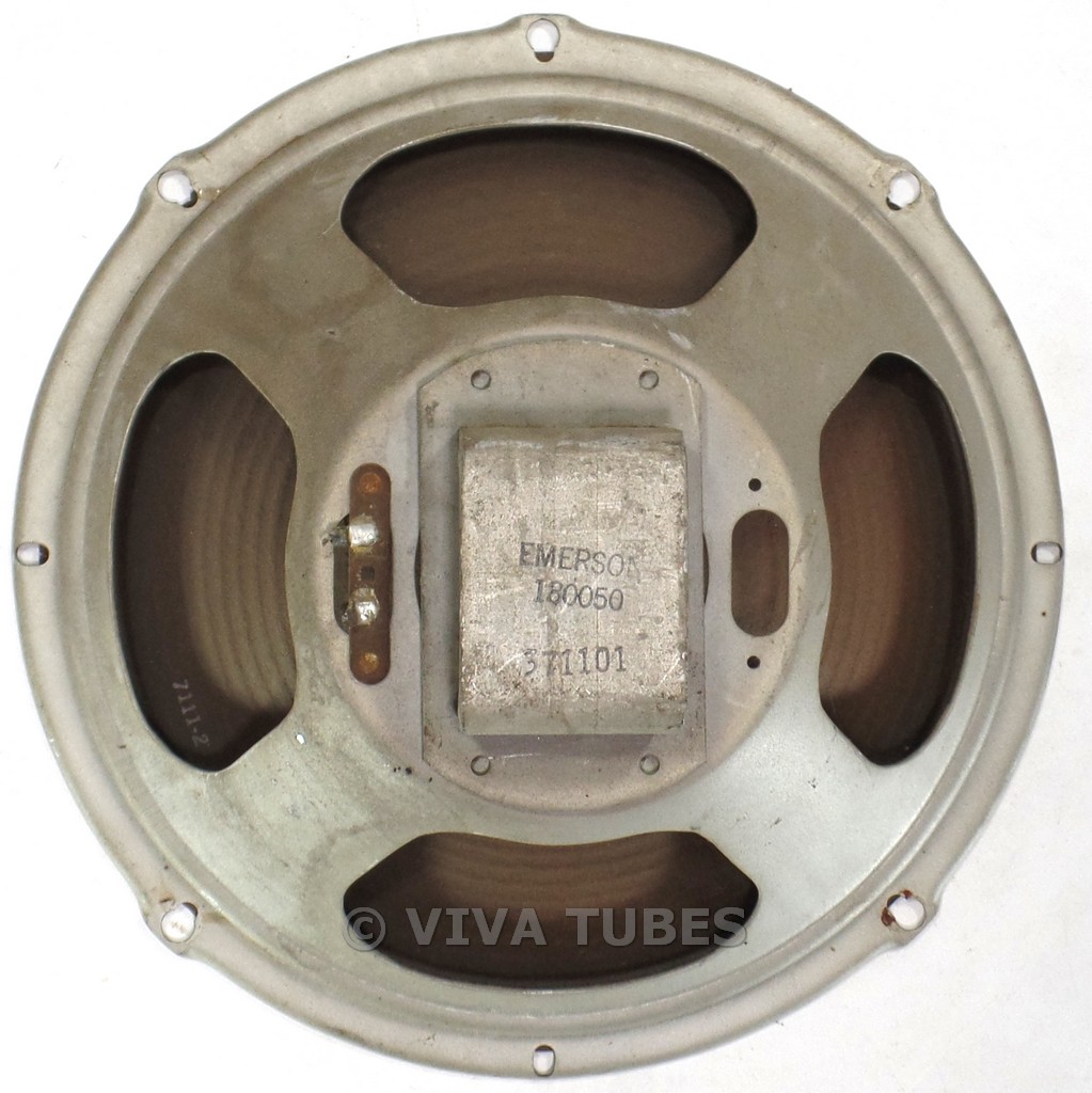 Emerson Model 180050, 12" Vintage Alnico Speaker, Tube, Guitar, Amps eBay