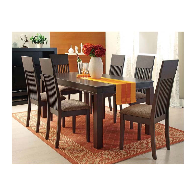 Vivan Interio New Style Hotel Wooden Dining Table Set VivanInterio