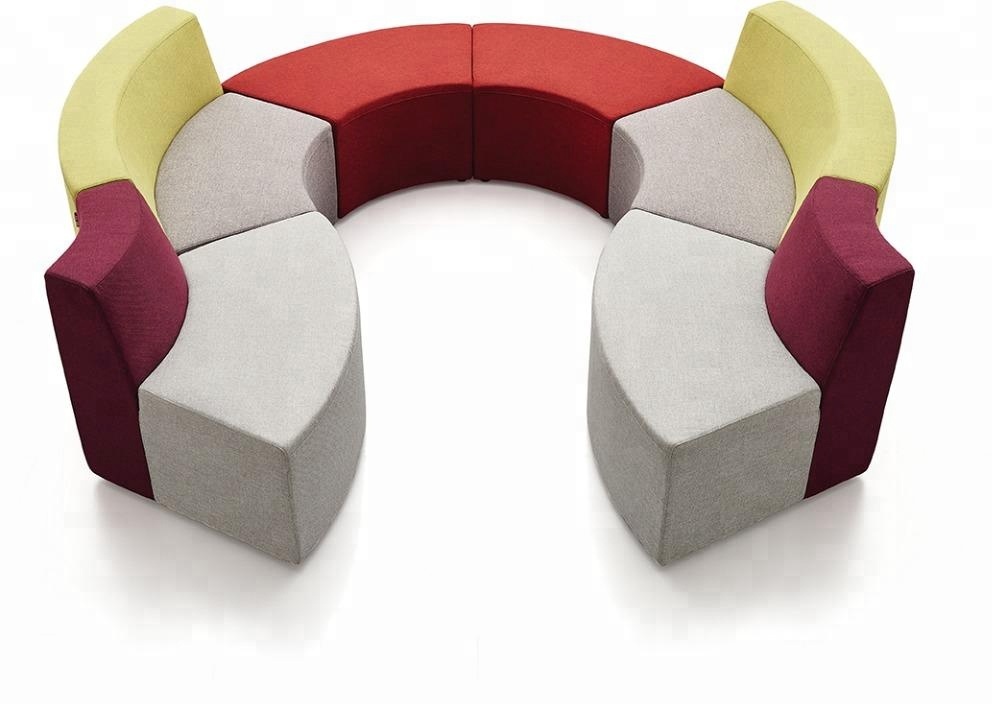 Vivan Interio Taylor Living Room Curved Wooden Sofa Set Design