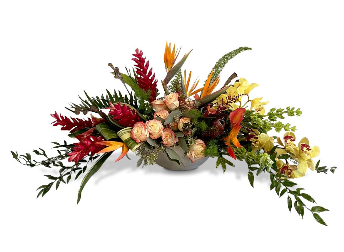 Tropical Flowers Centerpiece Viva Orchids of Boca Raton. Order Orchid