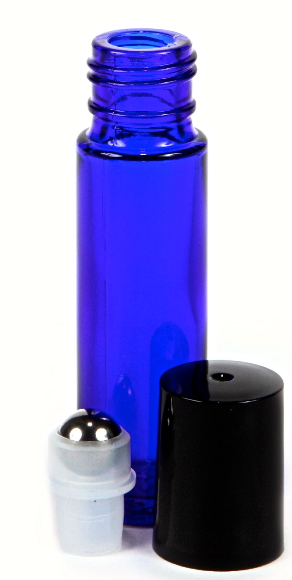 Glass Rollon Bottle with Stainless Steel Roller Balls Vivaplex