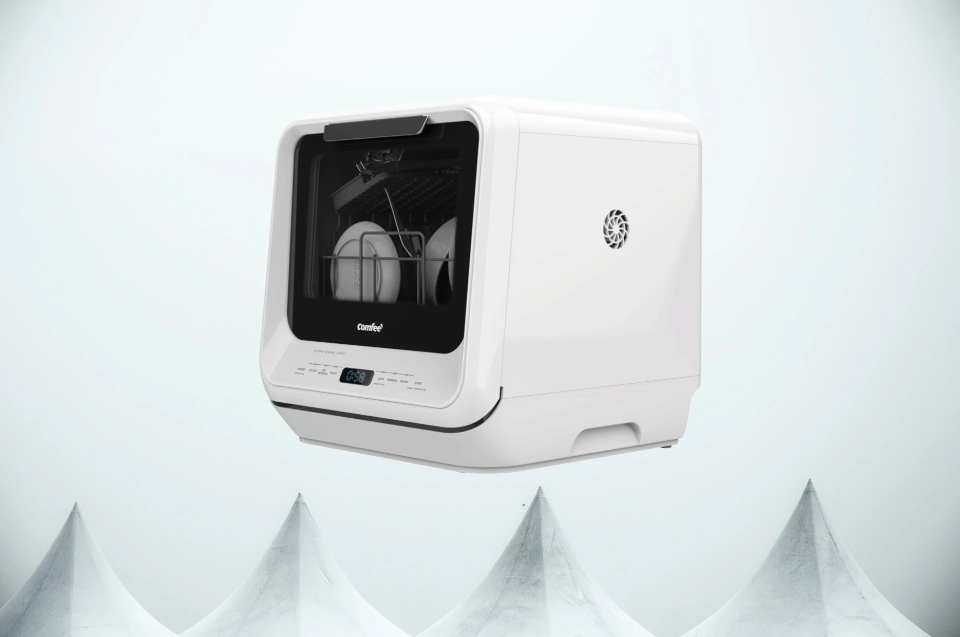 The Best Selling Countertop Dishwasher COMFEE' Portable Mini with