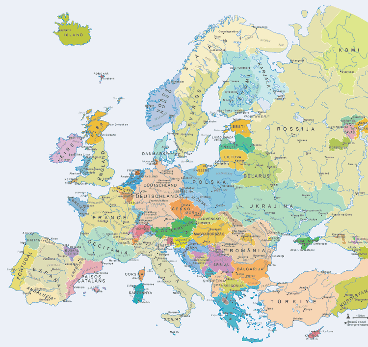 Map: separatist movements in Europe get their wish