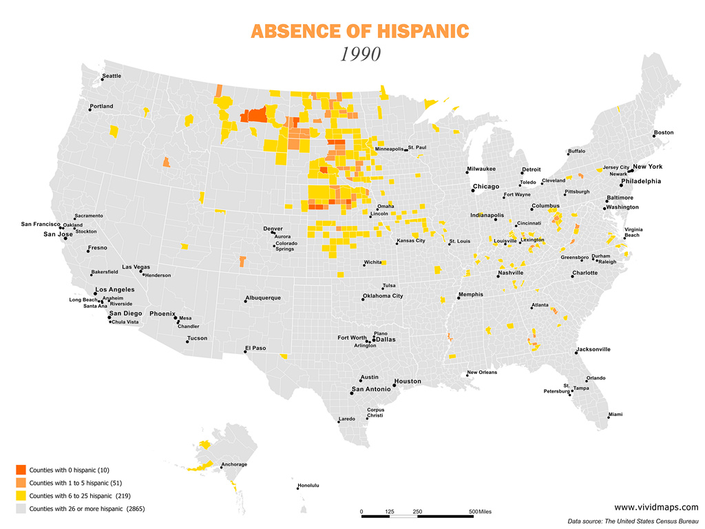 Absence of Hispanic Vivid Maps