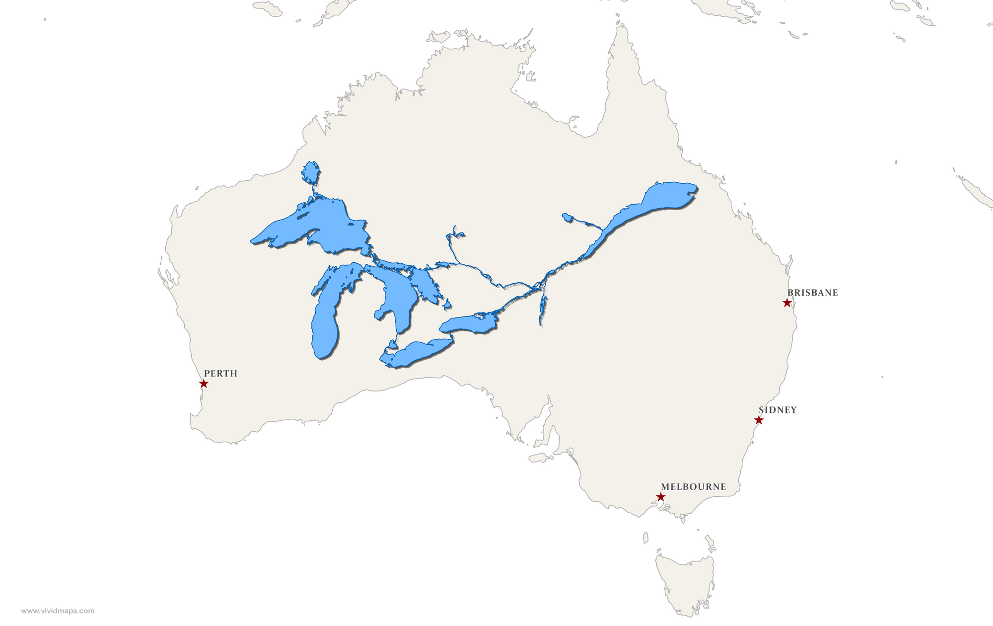 Maps of the Great Lakes Vivid Maps