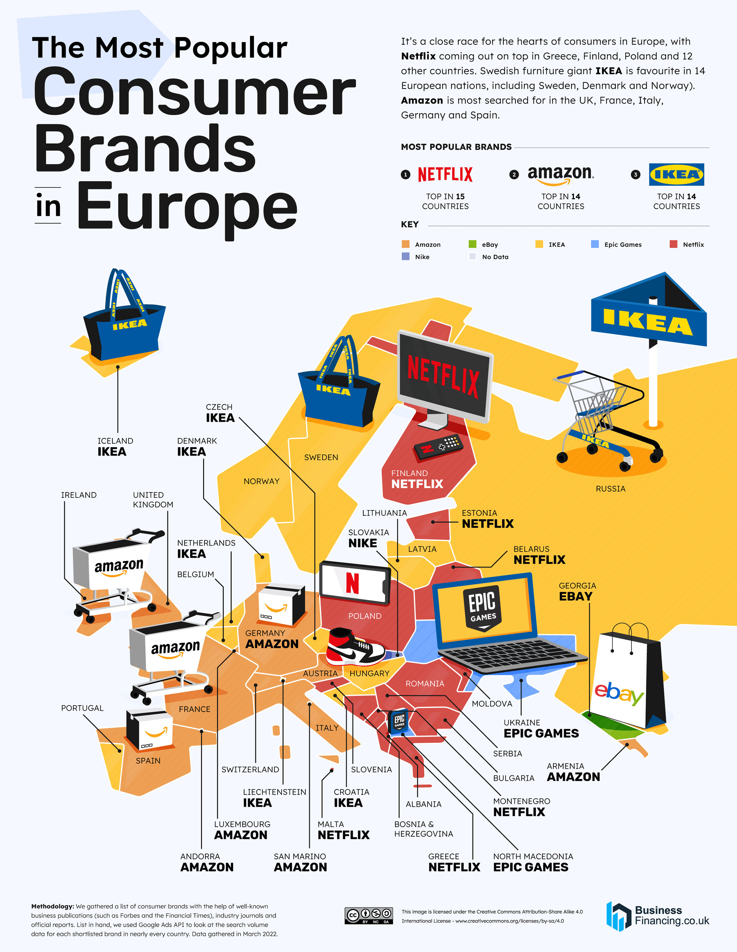 The Most Popular Consumer Brands in the World and the United States Vivid Maps