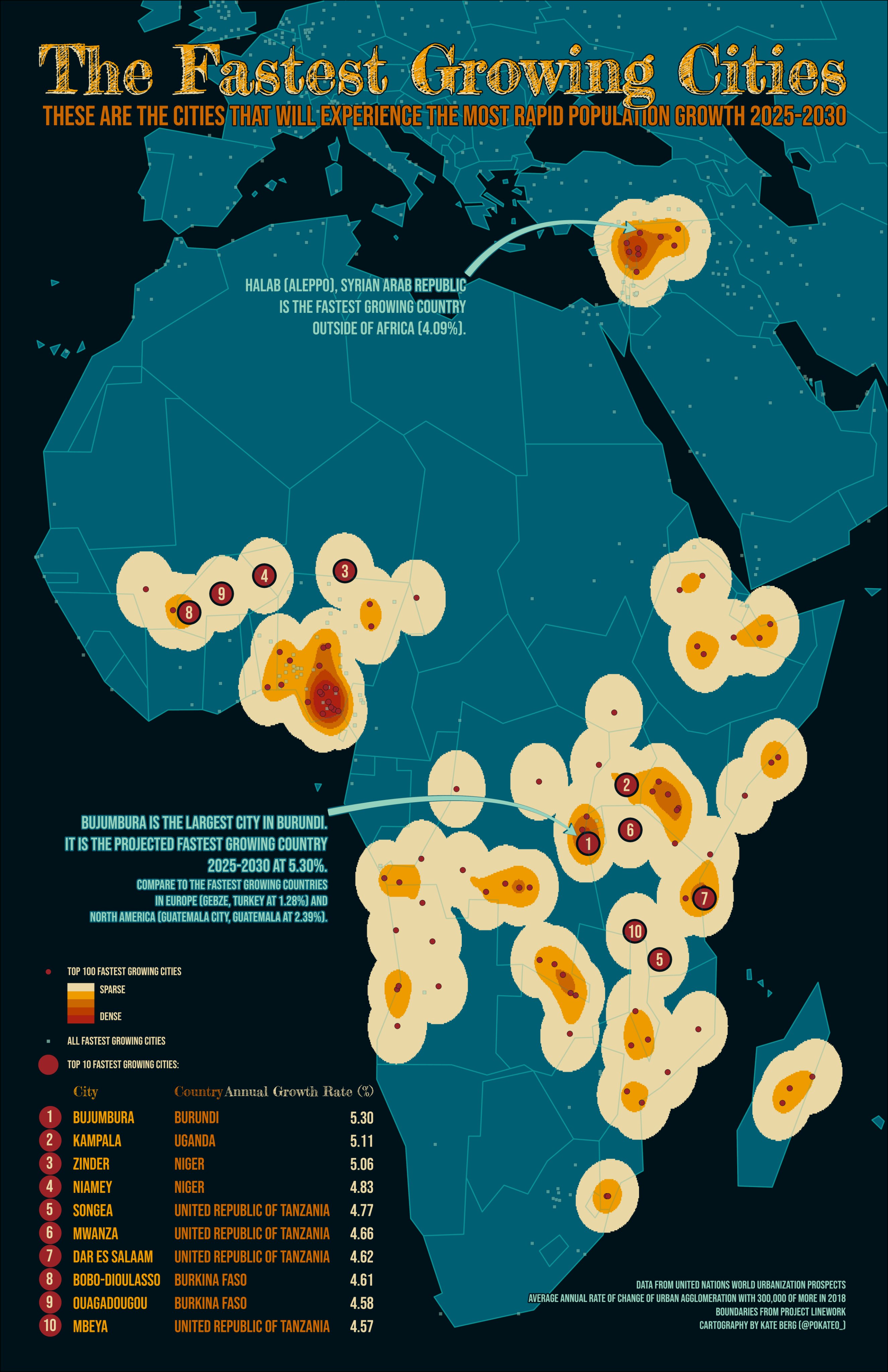 Largest Cities in the world mapped Vivid Maps