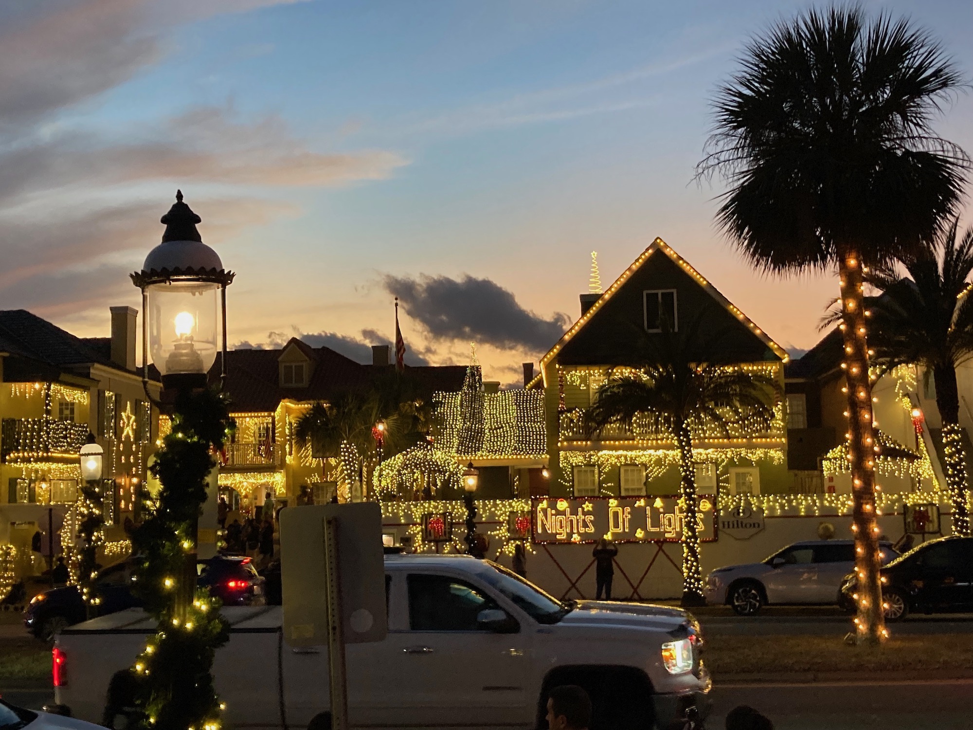 Florida Holiday Lights in St Augustine Around and About with Viv