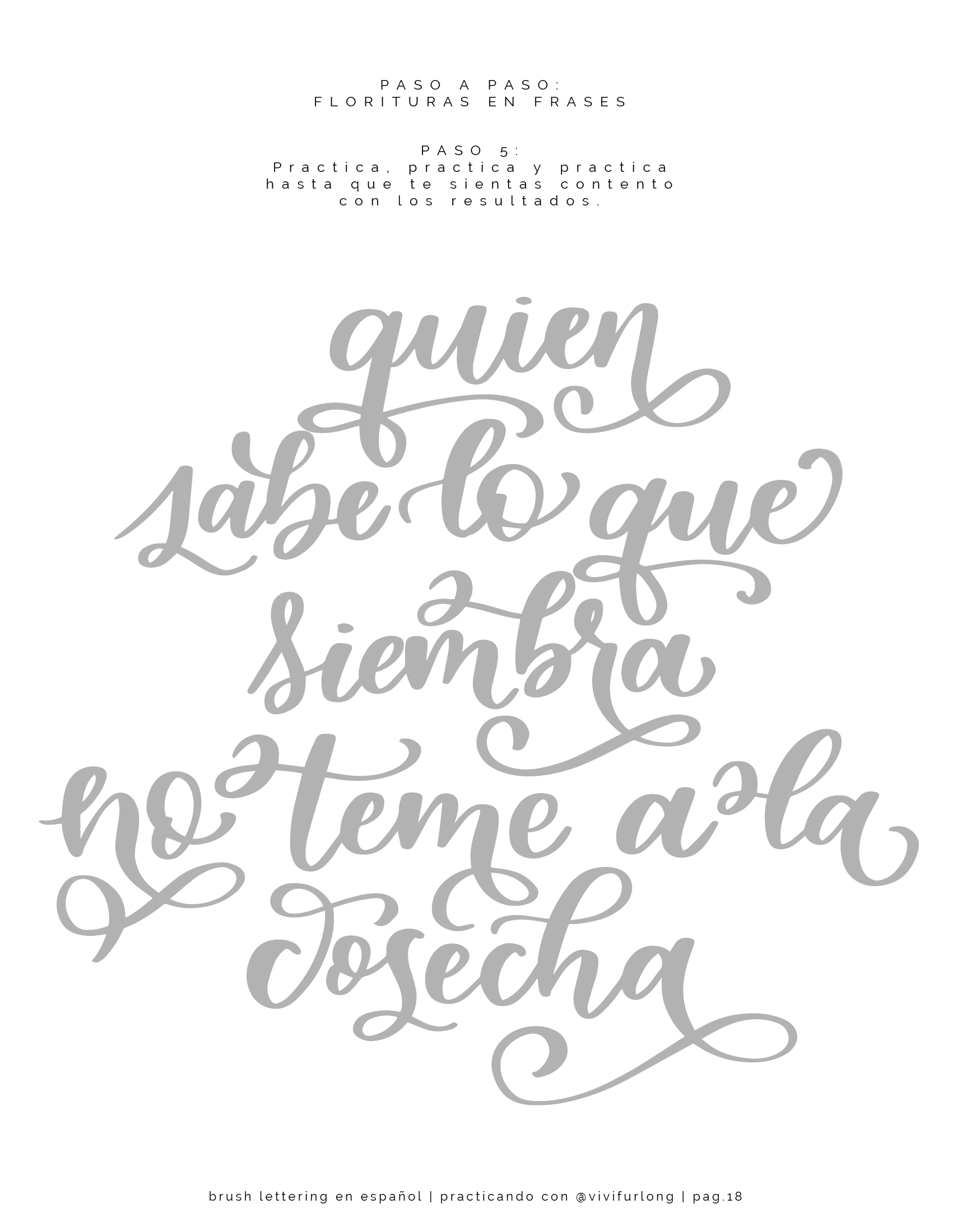Plantillas Lettering Frases Español / Este anuncio incluye 42 hojas