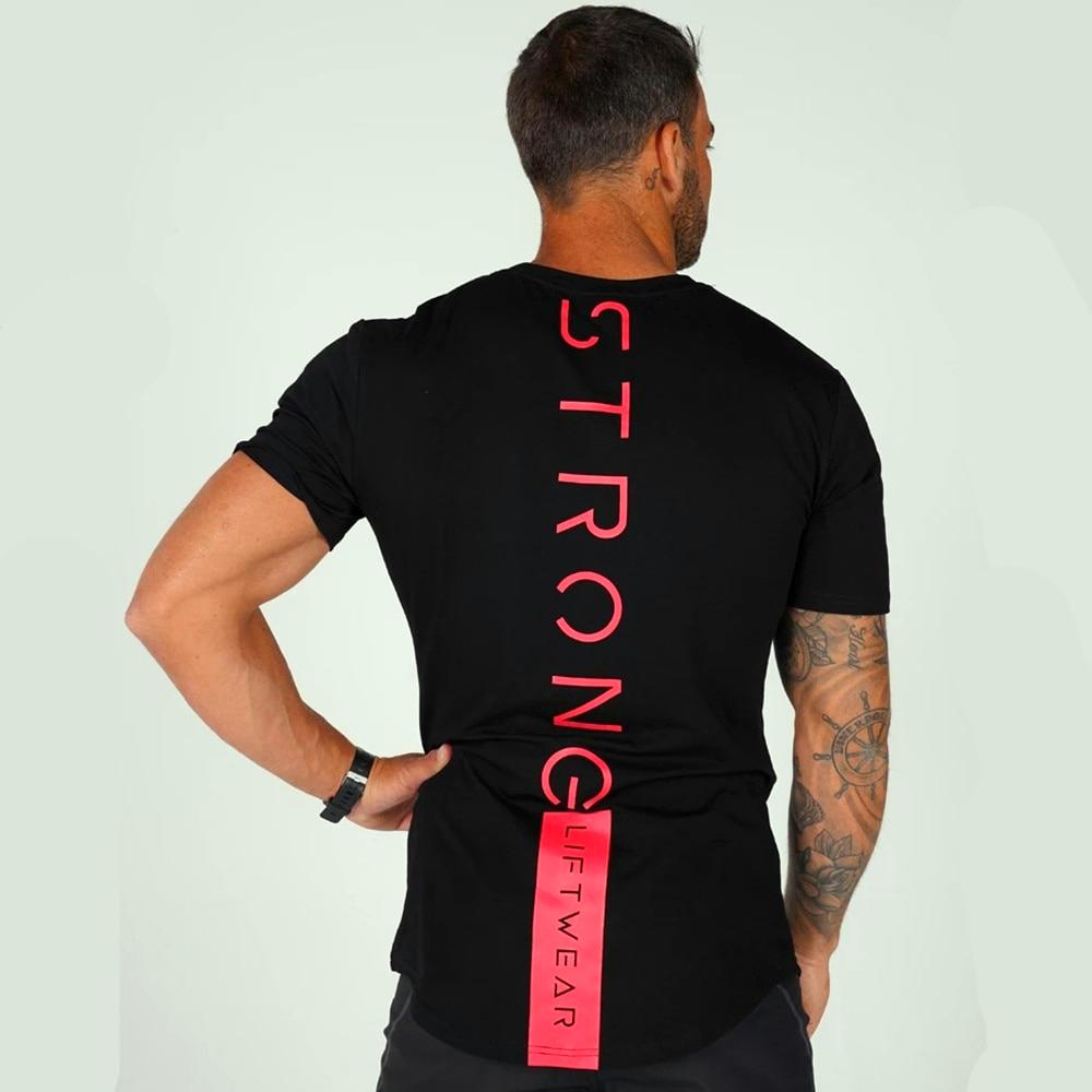 Men's Fitness Workout Streetwear T Shirt Men's Fitness Apparel, Men's