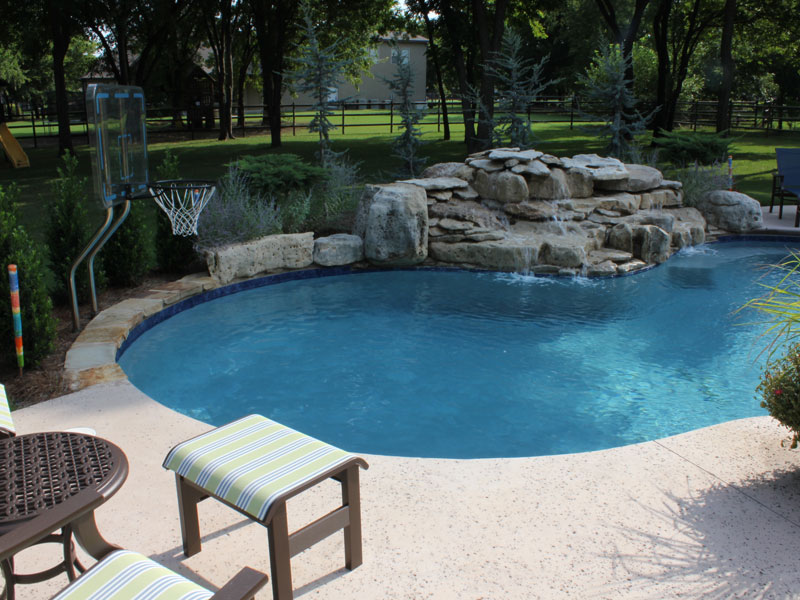 CUSTOM FEATURES Vivion Pools and Spas Custom Built In