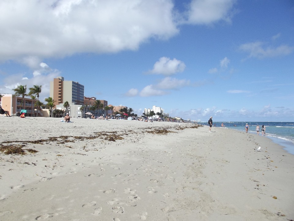 La playa Hollywood de Florida