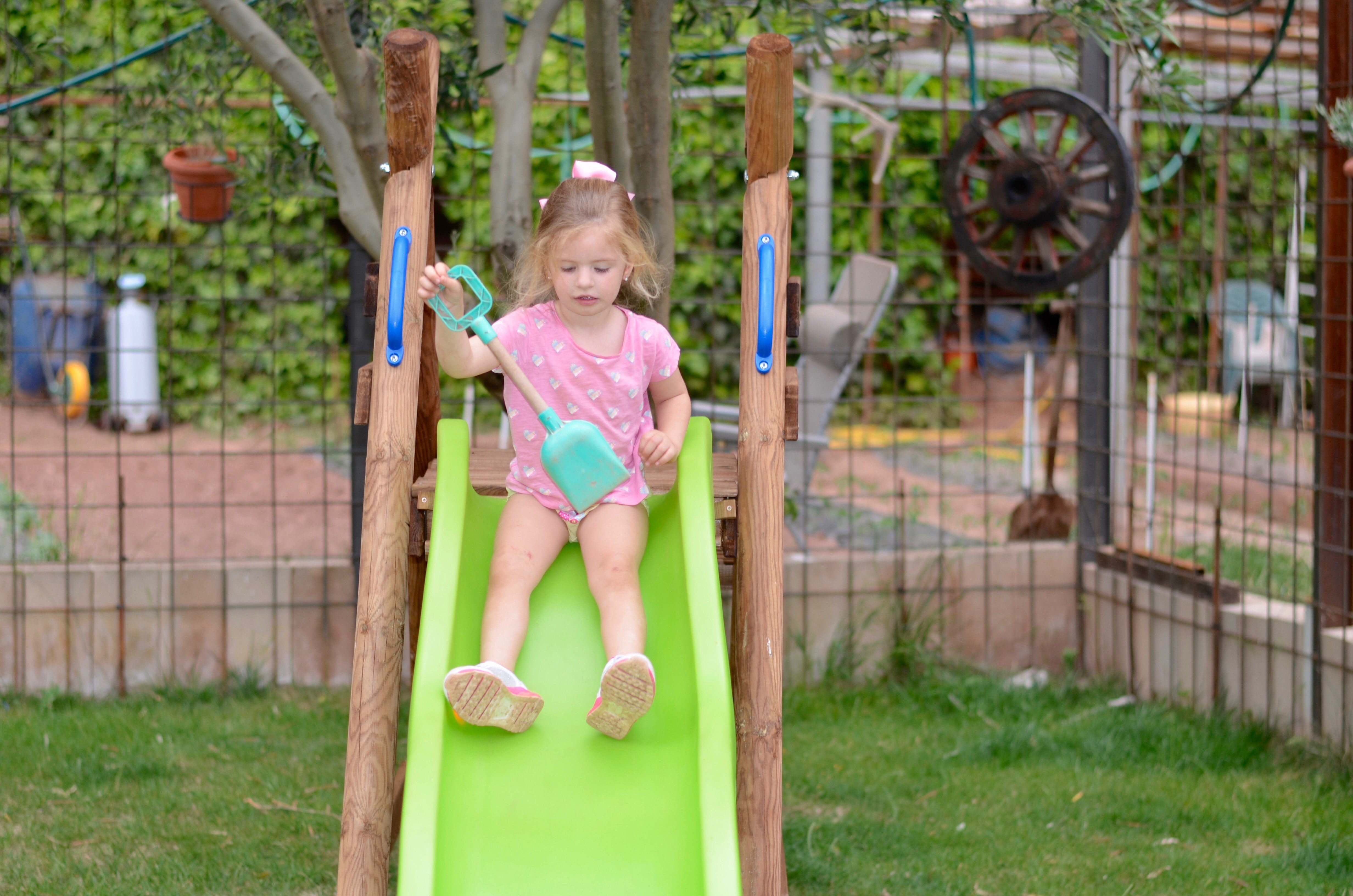 Tobogán de madera, Little Tikes Padres