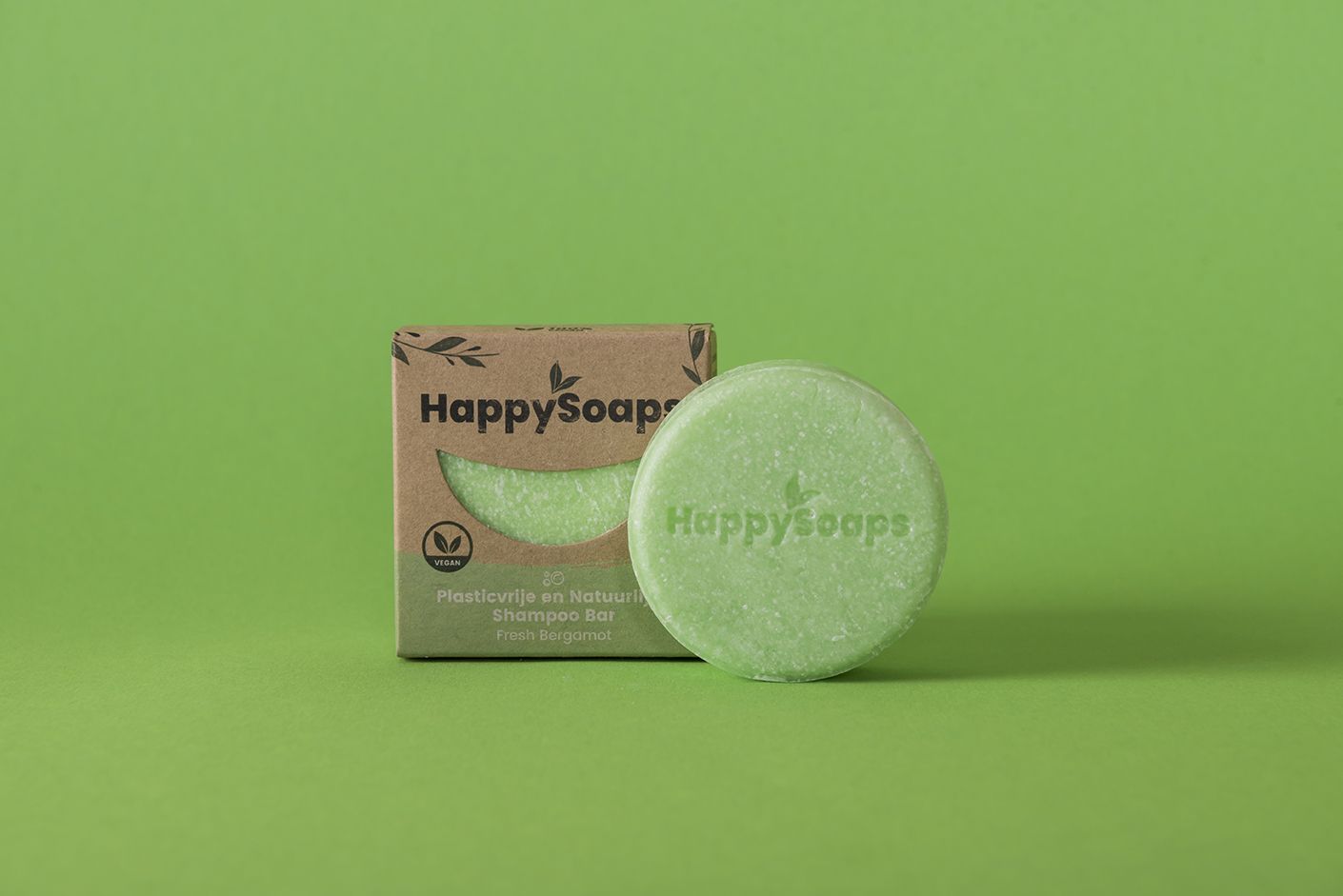 Happy Soaps Shampoo Bar Fresh Bergamot 70 g Vivir Sfeer