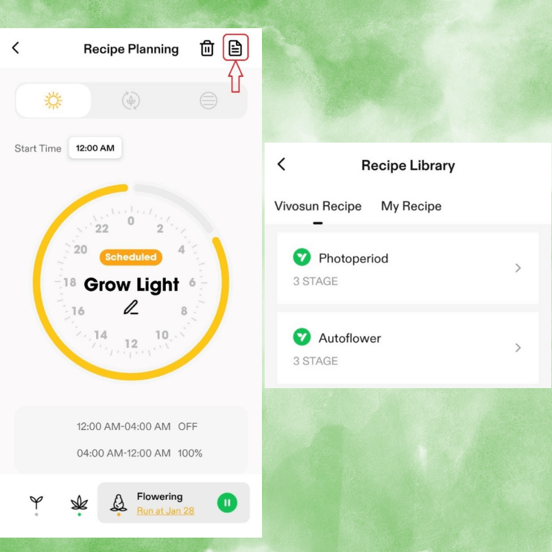How to Use the VIVOSUN Smart Grow System? Recipes Part