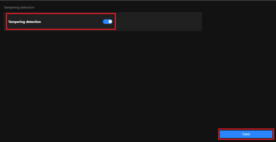 [VORTEX Cameras] Tampering detection VIVOTEK Support Center