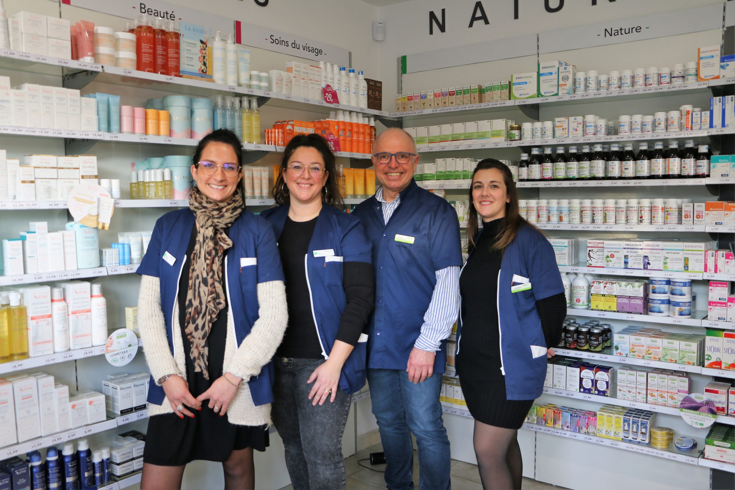 L'équipe de la pharmacie Vivre A Seillons