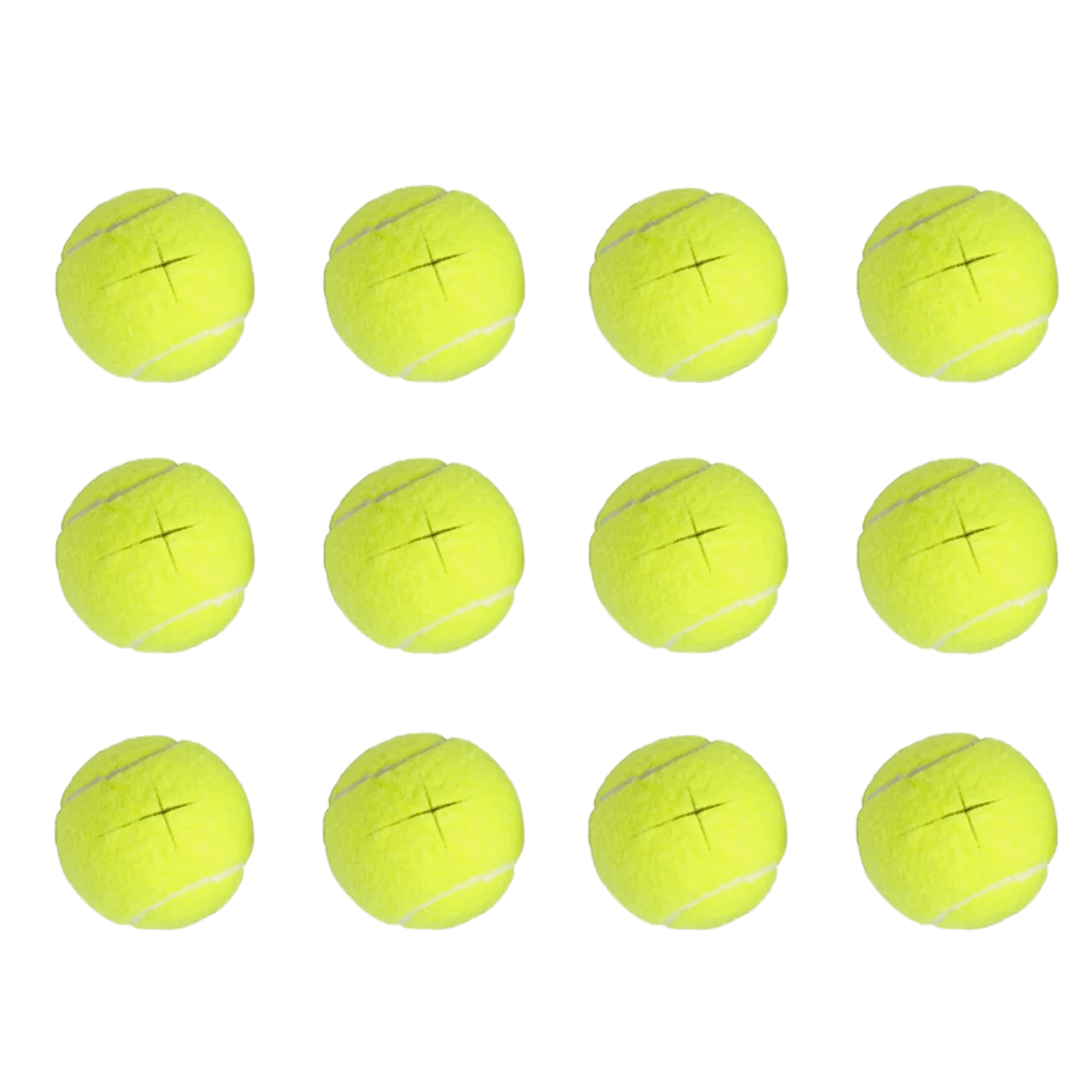 VIV 12 Pack Pre Cut Walker Tennis Ball Glides (Green Yellow) VIV
