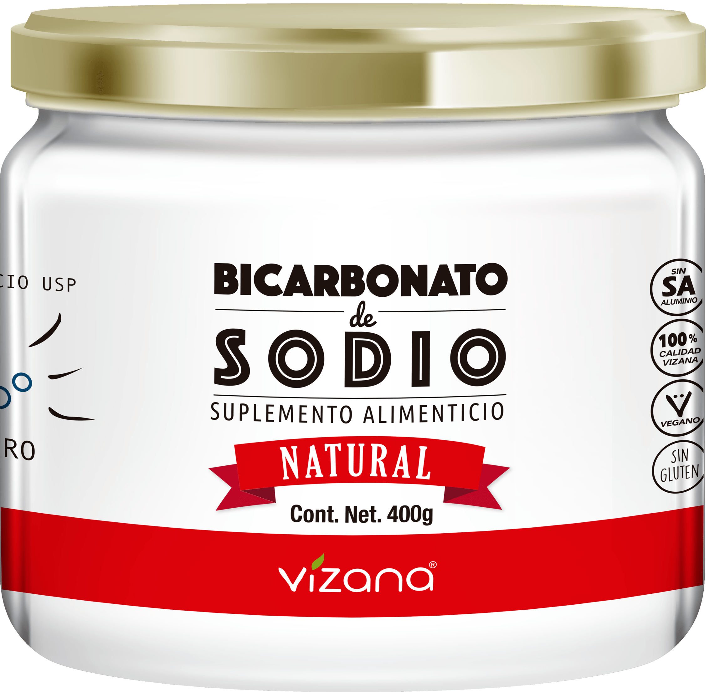 Bicarbonato de sodio orgánico Vizana