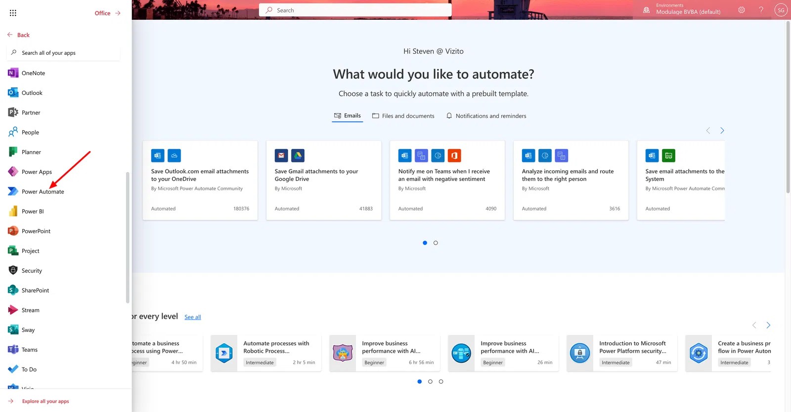 Microsoft Bookings integration Vizito Visitor management