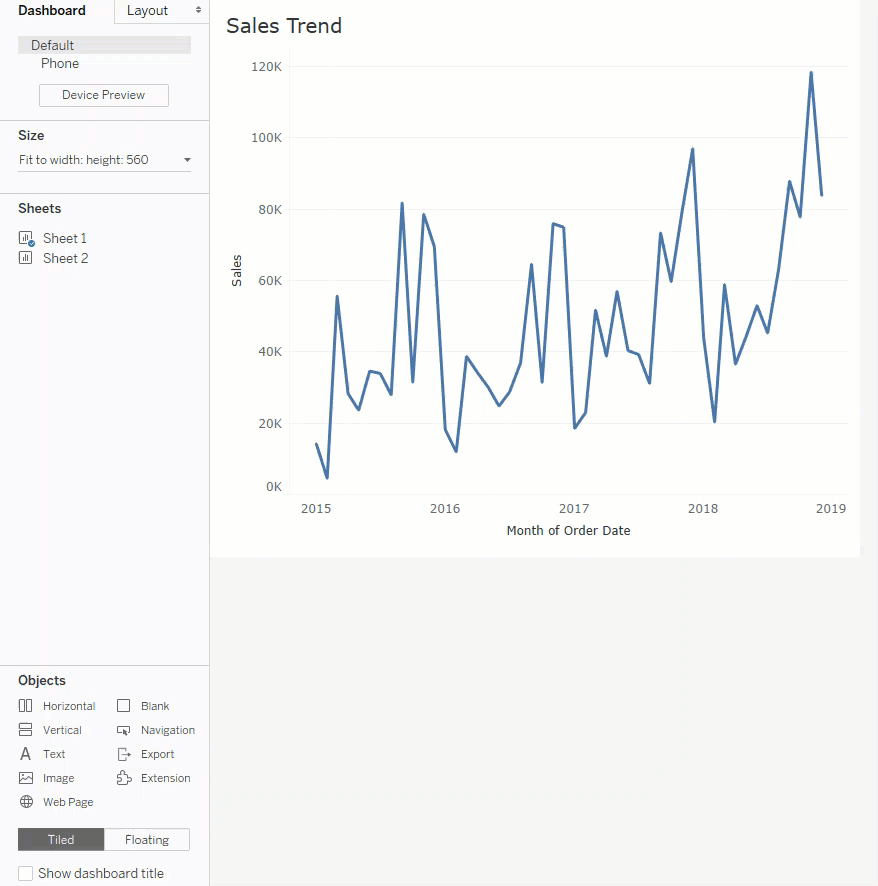 Tableau Tip Show/Hide Containers Data Vizzes