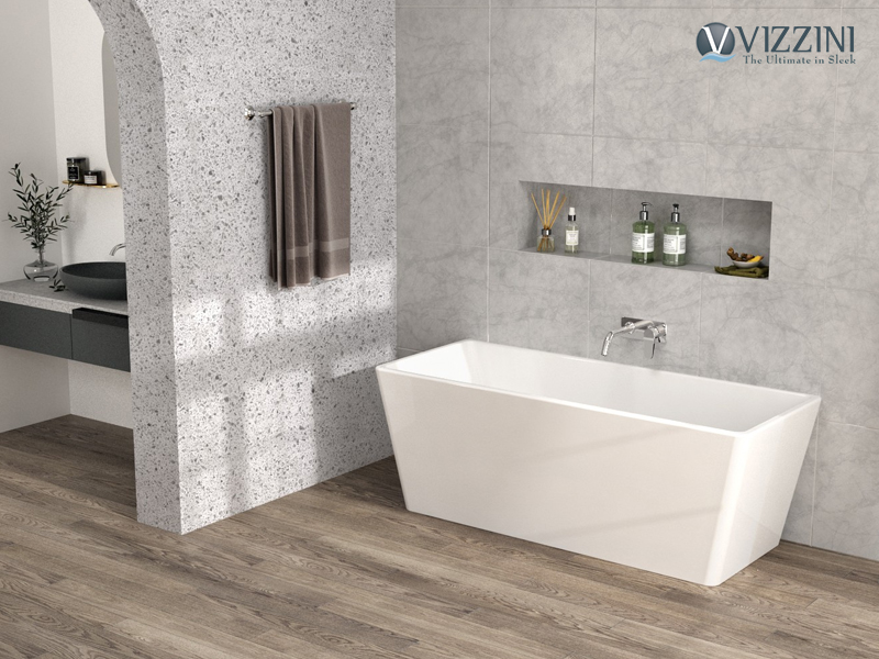 Add amazing freestanding bathtubs to your bathroom and feel the royalty Vizzini Bathroom