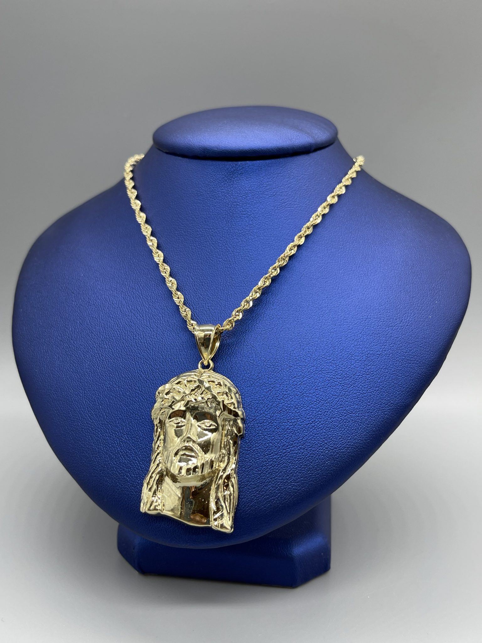 10KT Gold Jesus Pendant Combo VJ Diamond Sanford Orlando
