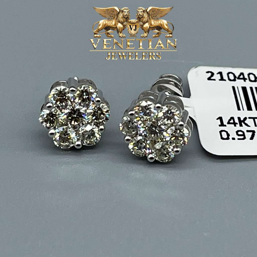 14KT VVS Diamond Earrings VJ Diamond Sanford Orlando
