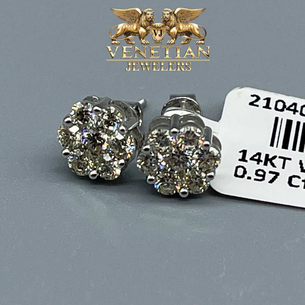 14KT VVS Diamond Earrings VJ Diamond Sanford Orlando