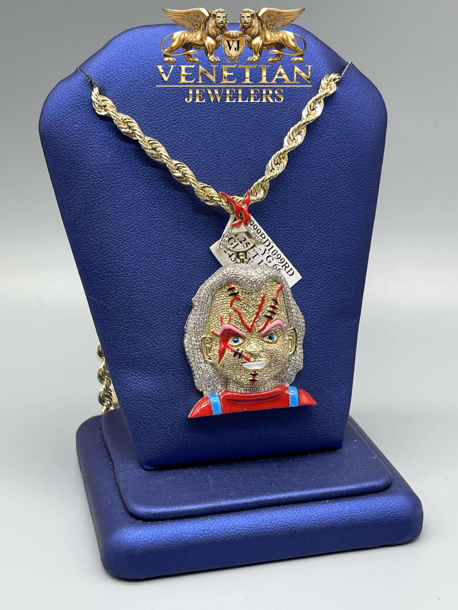 10KT Custom Diamond Pendant VJ Diamond Sanford Orlando