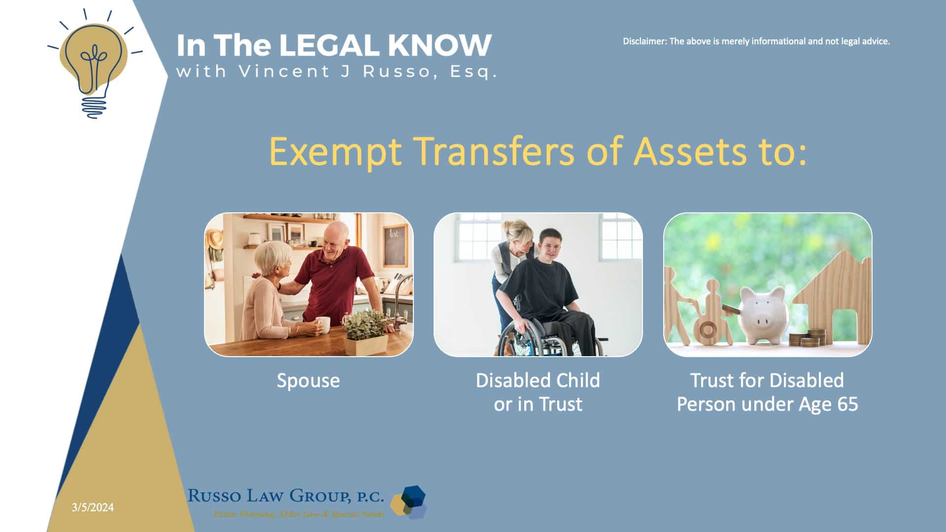 Medicaid Planning with Exempt Transfers Russo Law Group