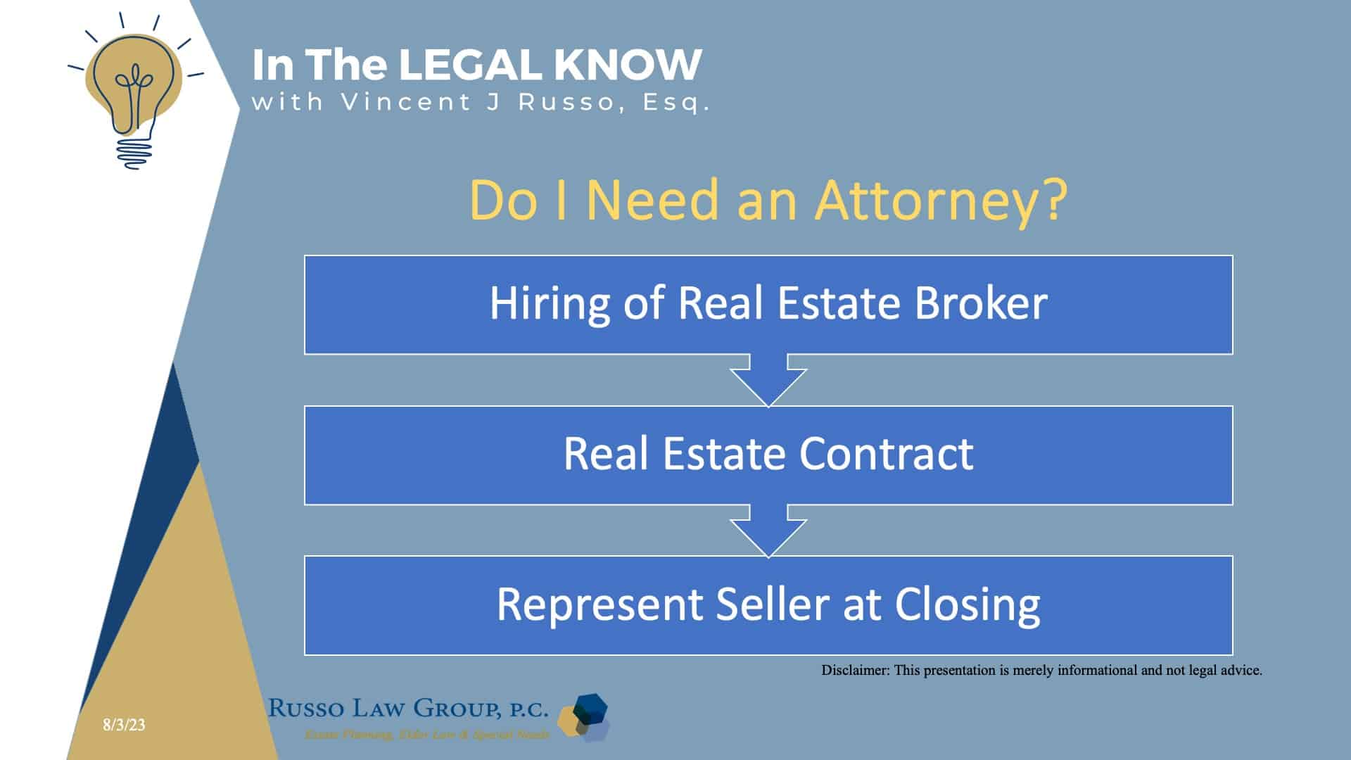 Do I Need an Attorney When Selling My Home? Russo Law Group