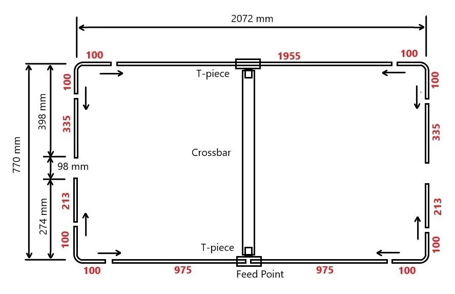 Moxon Antenna for 6 meters