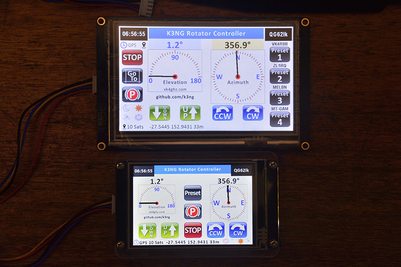 Nextion for K3NG Rotator Controller Update – VK4GHZ.com