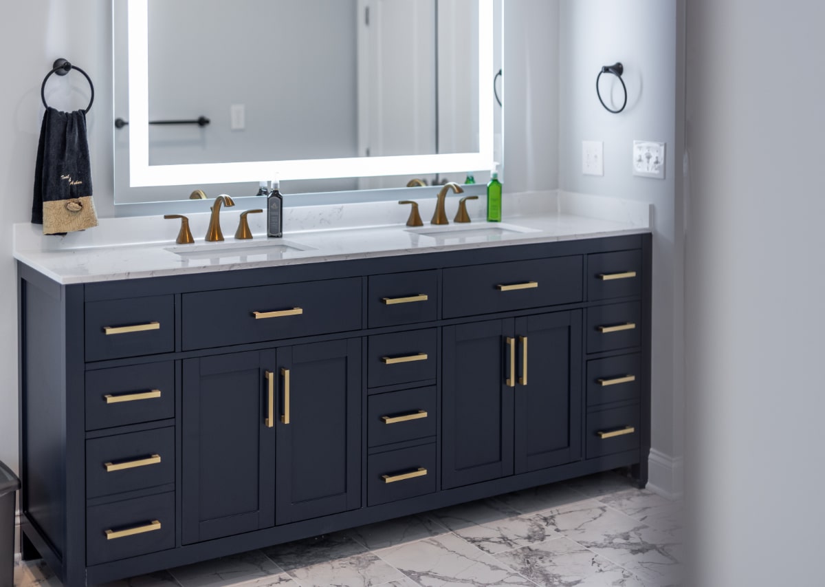 Plush Bathroom Remodel Rockville, MD VKB Kitchen & Bath