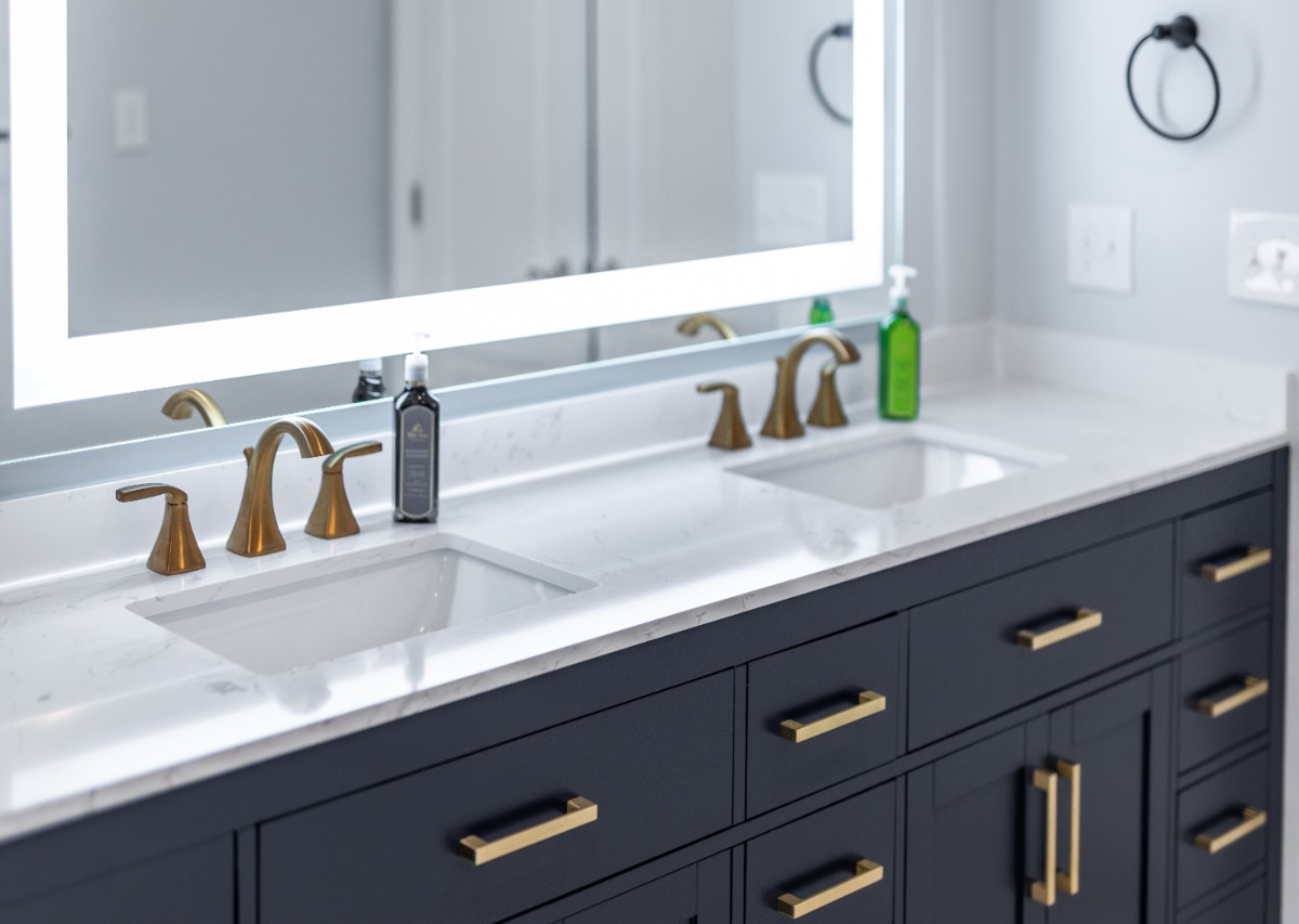 Plush Bathroom Remodel Rockville, MD VKB Kitchen & Bath