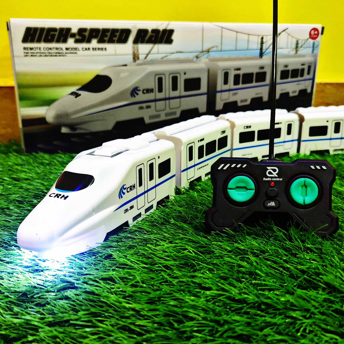 High Speed Bullet Rail Train Remote Control Lights & Sounds VKD