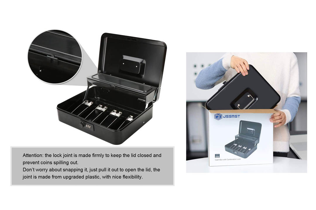 Top 10 Best Cash Box with Money Tray and Lock (of 2022) Review