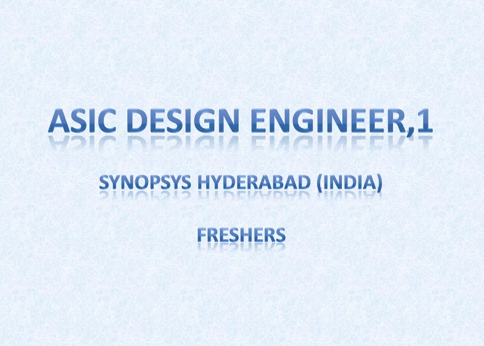 synopsys hyderabad salary Archives VKY Academy