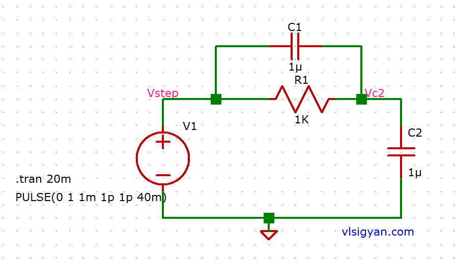 RC Circuit Analog Interview Questions 1R2C Combination
