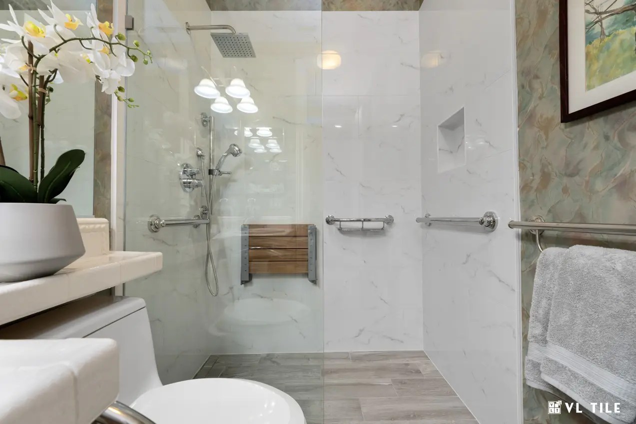 ADA Bathroom Remodel VL Tile