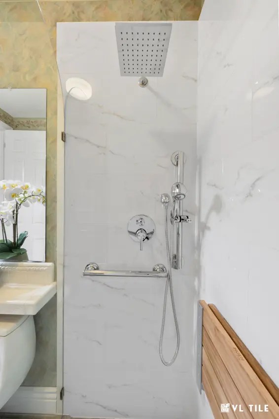 ADA Bathroom Remodel VL Tile