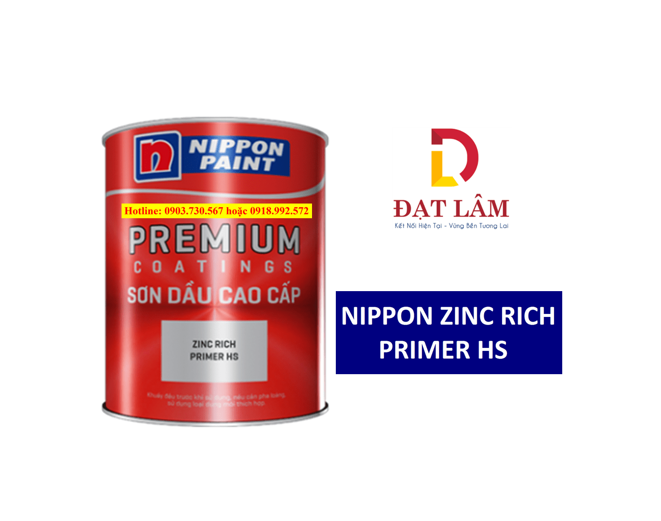 Sơn Epoxy Giàu Kẽm Nippon Zinc Rich Primer HS Đạt Lâm